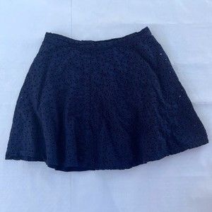 Hollister Navy Blue Lace Skirt Size Small
